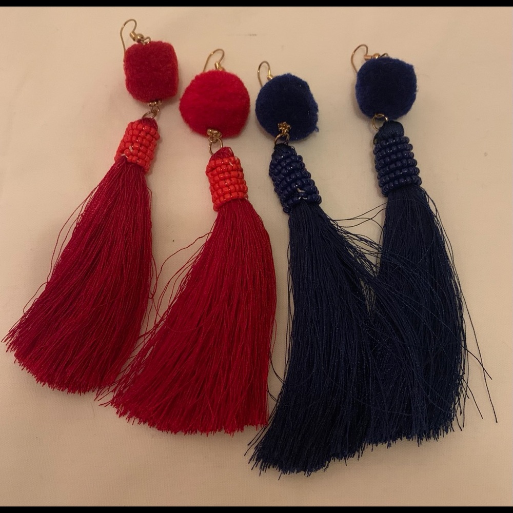 Pom Fringe Earrings